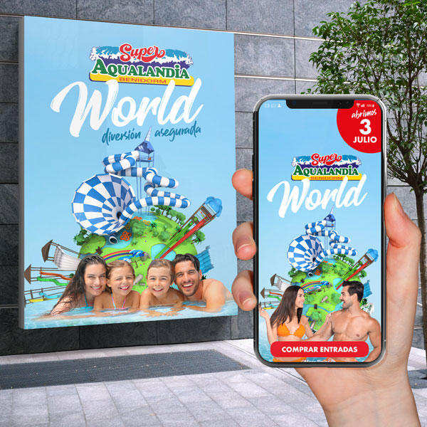 Aqualandia Benidorm - Creatividad, diseño y marketing online